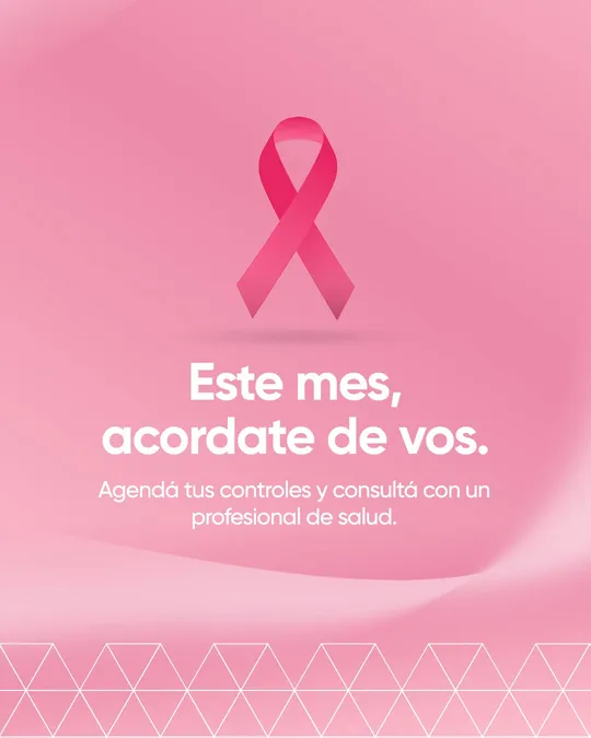 Este mes, acordate de vos. Agendá tus controles y consultá con un profesional de salud.