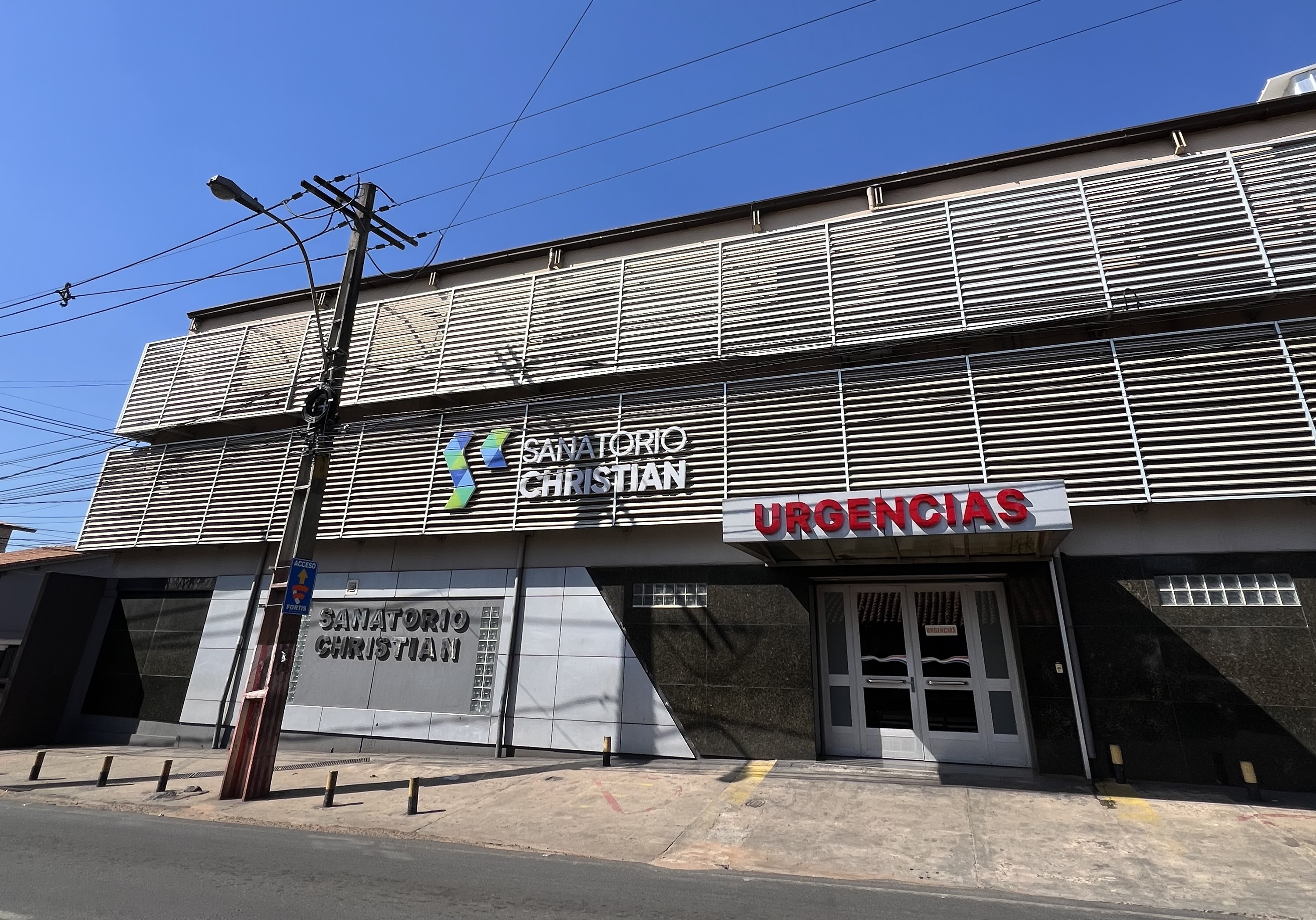 Fachada del Sanatorio Christian